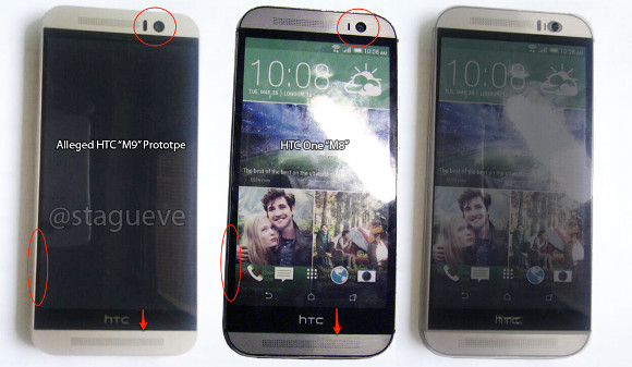 Spy pic of HTC Hima, stay next to HTC M8