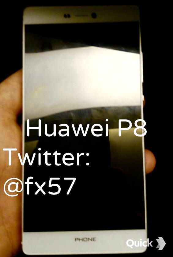 Updated: Leaked photo of Huawei P8 – 5.2″, FHD, 3GB RAM, 64 Bit, Lollipop