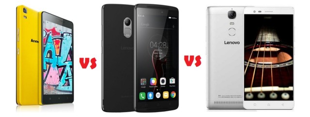 K3 Note vs K4 Note vs K5 Note