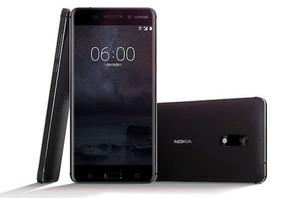 A new Nokia 6 smartphone is seen in this handout image released by HMD to Reuters on January 7, 2017. HMD/Handout via Reuters ATTENTION EDITORS - THIS IMAGE WAS PROVIDED BY A THIRD PARTY. EDITORIAL USE ONLY. NO RESALES. NO ARCHIVE.
