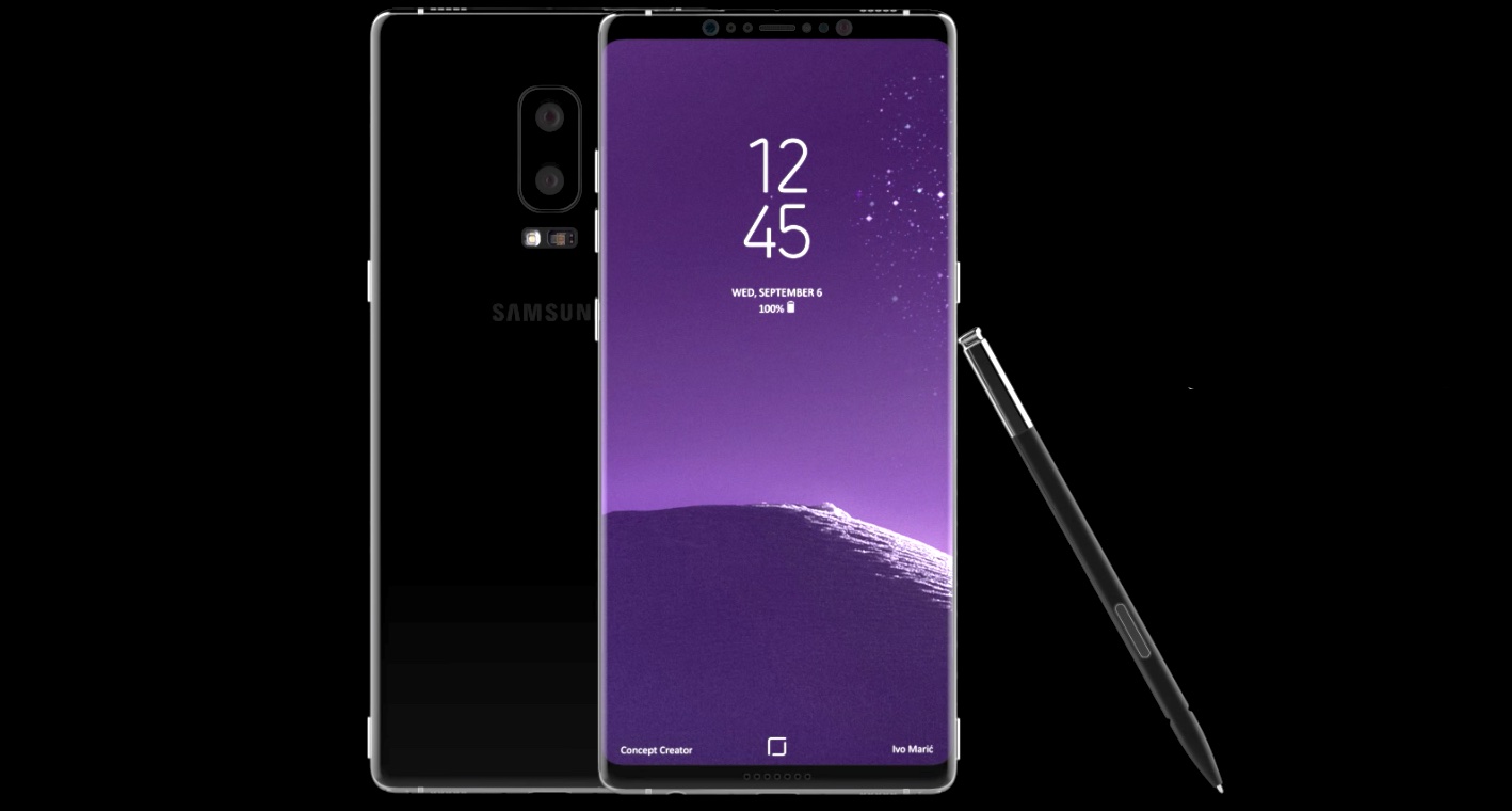 Wujud 3D Samsung Galaxy Note 8